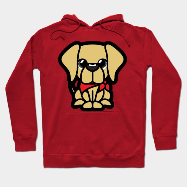 Yellow Labrador Tooniefied Hoodie by Tooniefied